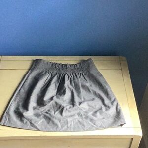J. Crew short elastic waist gray skirt